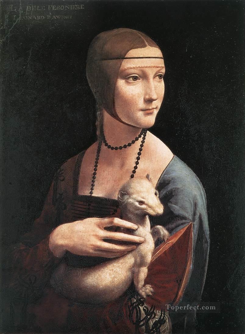 Portrait of Cecilia Gallerani Leonardo da Vinci Oil Paintings